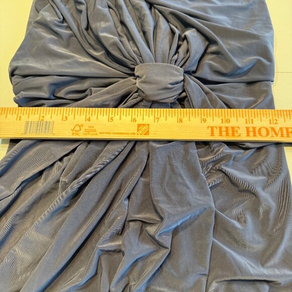 Misa Domino Midi Dress Grey Size Small - Picture 9 of 12